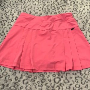 Pink athletic tennis skirt (lulu dupe)
